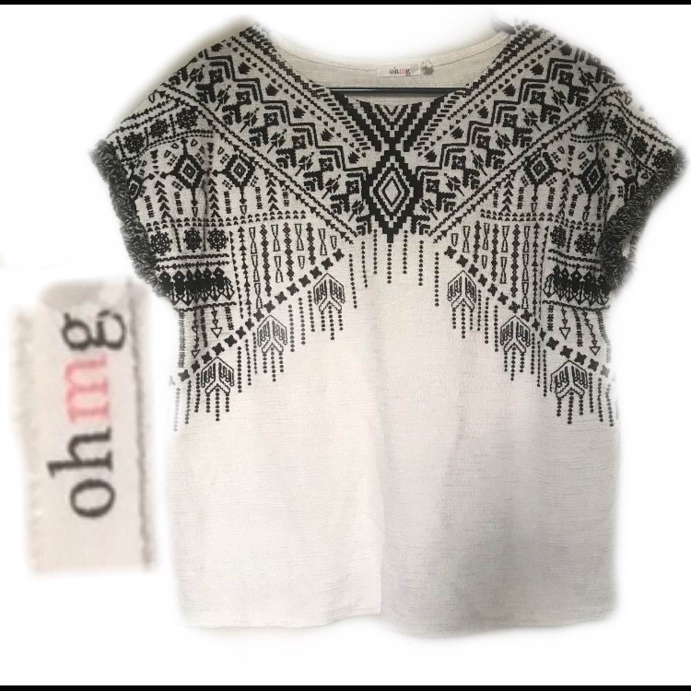 OHMG tribal design shirt, Size: M